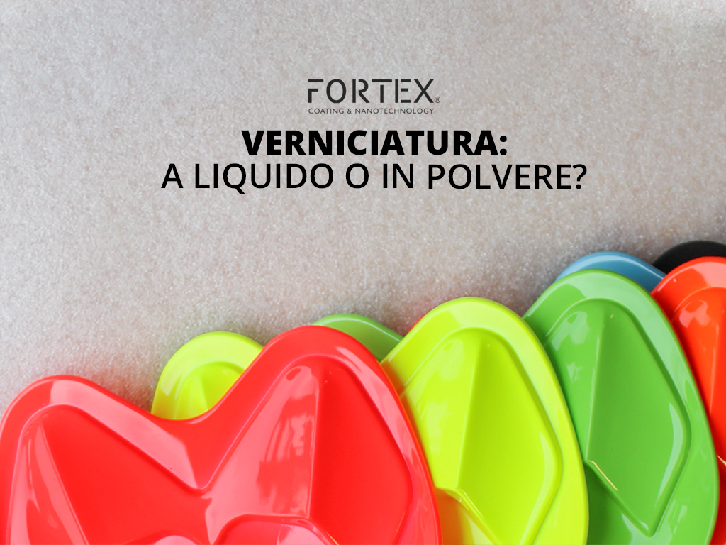 Verniciatura a liquido o in polvere